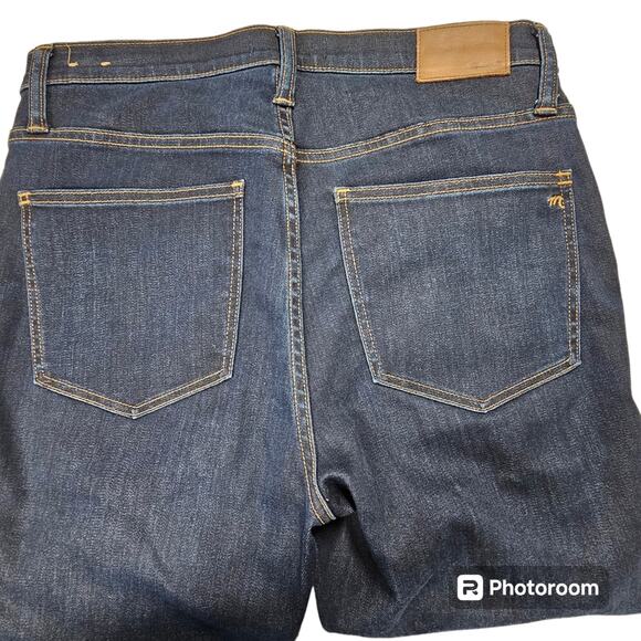 Madewell 9" Mid-Rise Skinny Jeans in Larkspur Wash: TENCEL™ Denim Edition Sz 30 - Picture 7 of 10